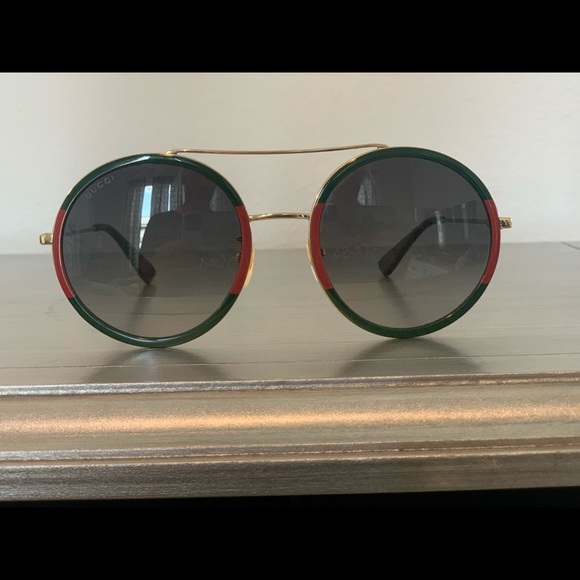 Gucci Authentic Round Sunglasses with Metal frame main image 6